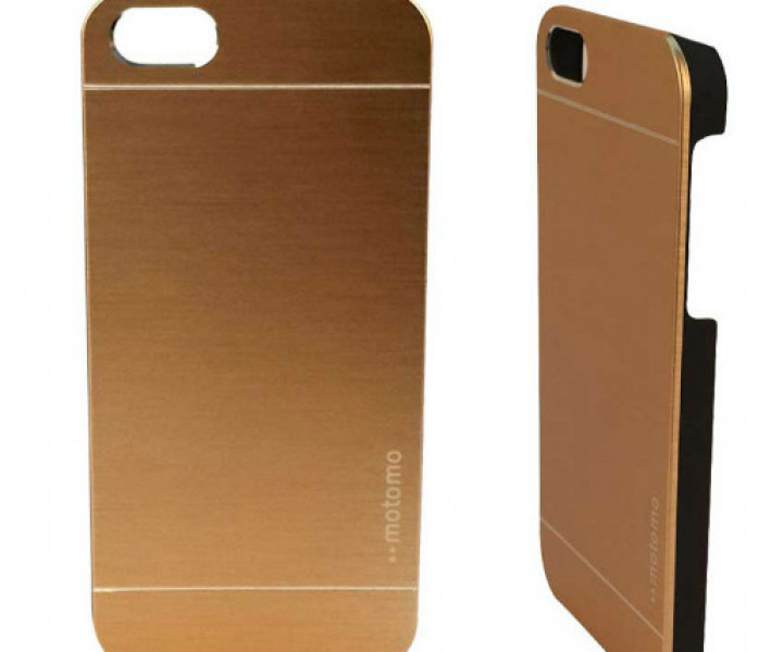 Чохол Motomo Luxury Metal Aluminum Brushed Hard Black для Iphone 5/5s