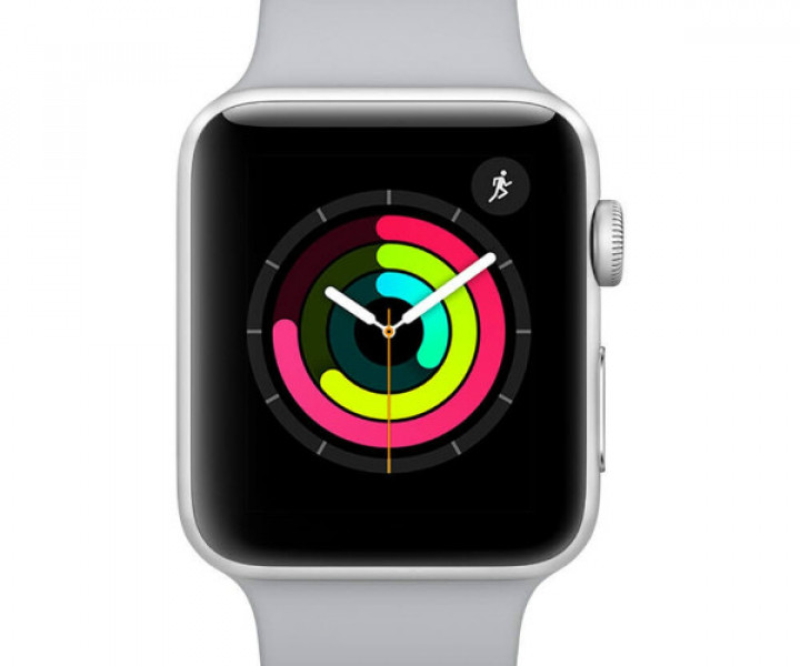 Apple Watch Series 3 42mm GPS Silver Aluminum Case with Fog Sport Band (MQL02)
