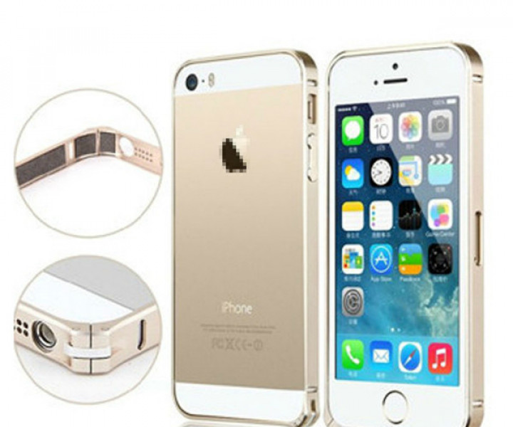 Бампер AWEI K100 gold для iPhone 5/5s