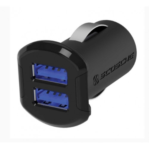 АЗУ Scoshe USBC242M 2.4A 2USB Black