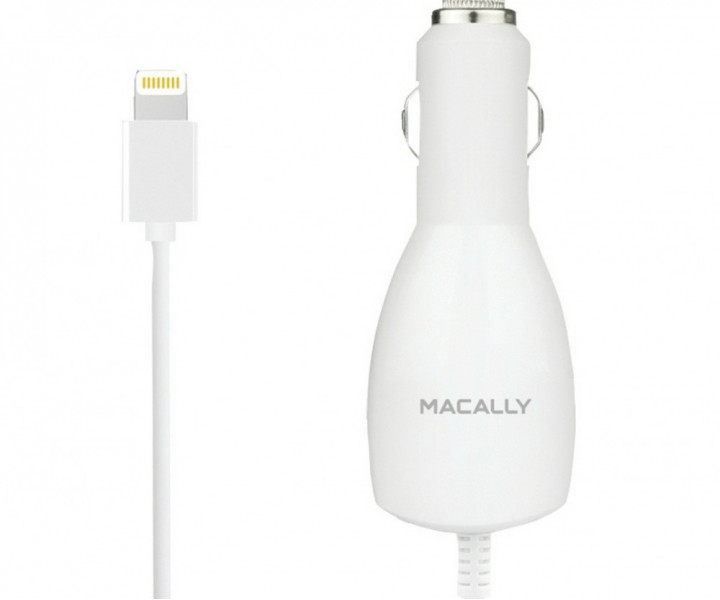 АЗУ Macally 10 Watt/2.1A + Lightning cable White