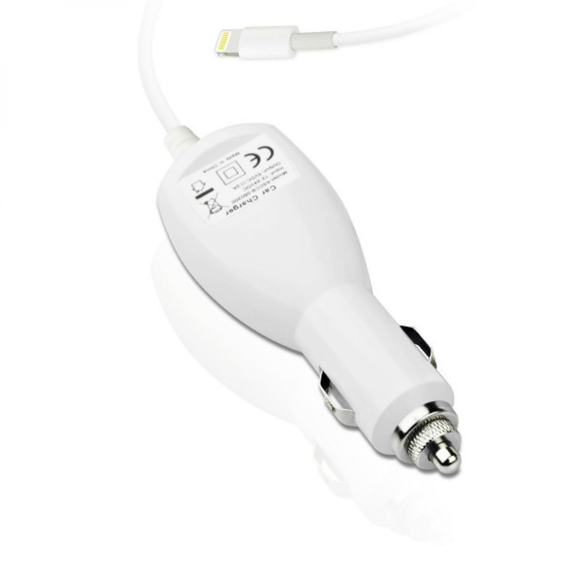 АЗУ Macally 10 Watt/2.1A + Lightning cable White