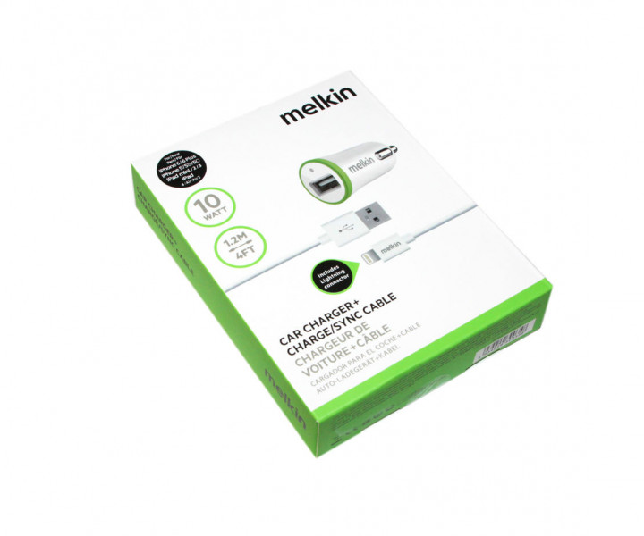АЗУ Belkin 10 Watt/2.1A 1USB +Lightning cable White