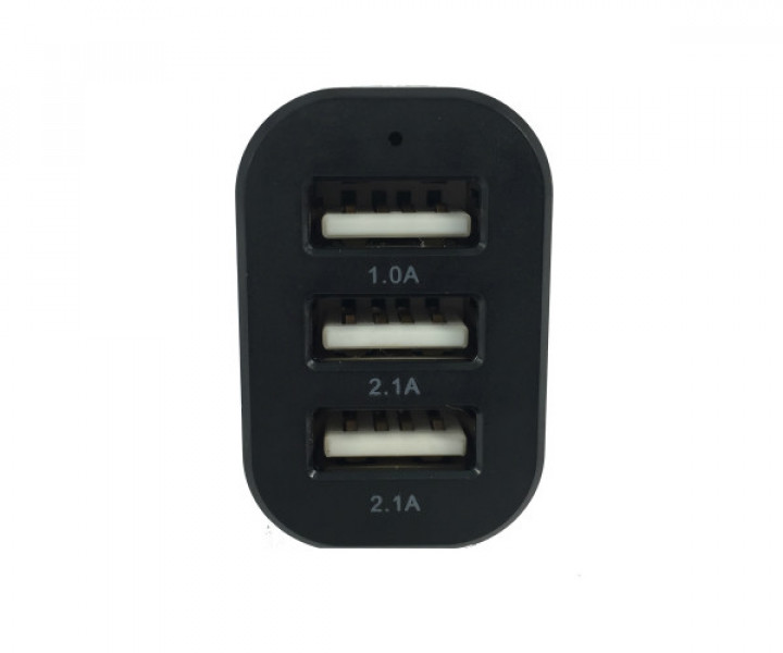 АЗУ Belkin 25 Watt/5.1A 3USB +Lightning cable Black