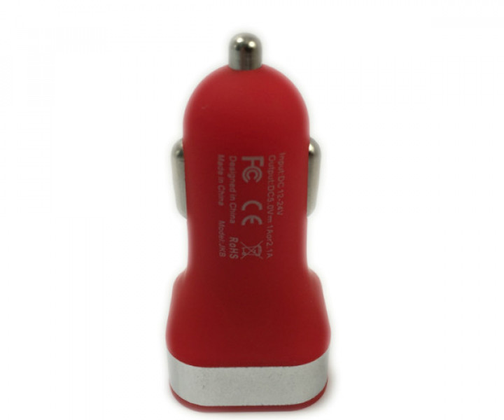 АЗУ 2.1A 2USB Red