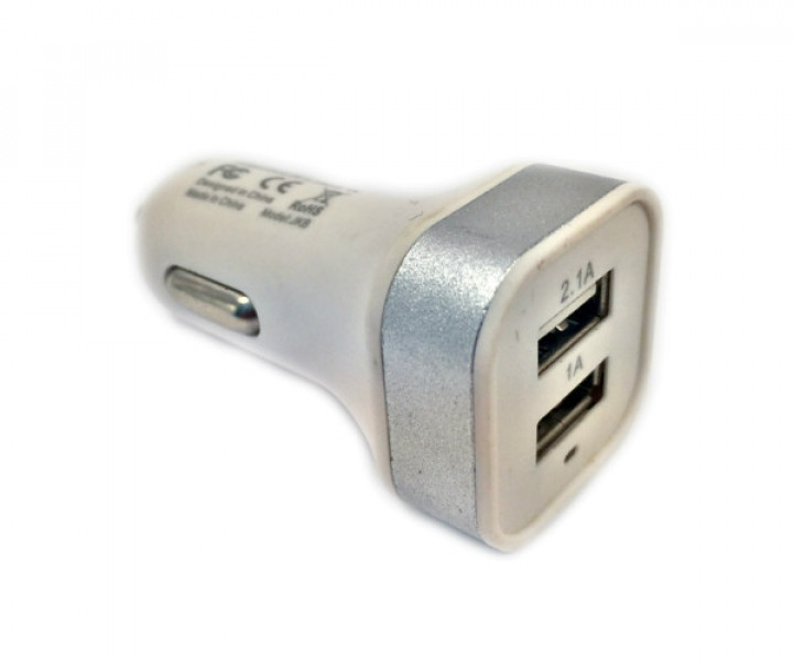 АЗУ 2.1A 2USB White