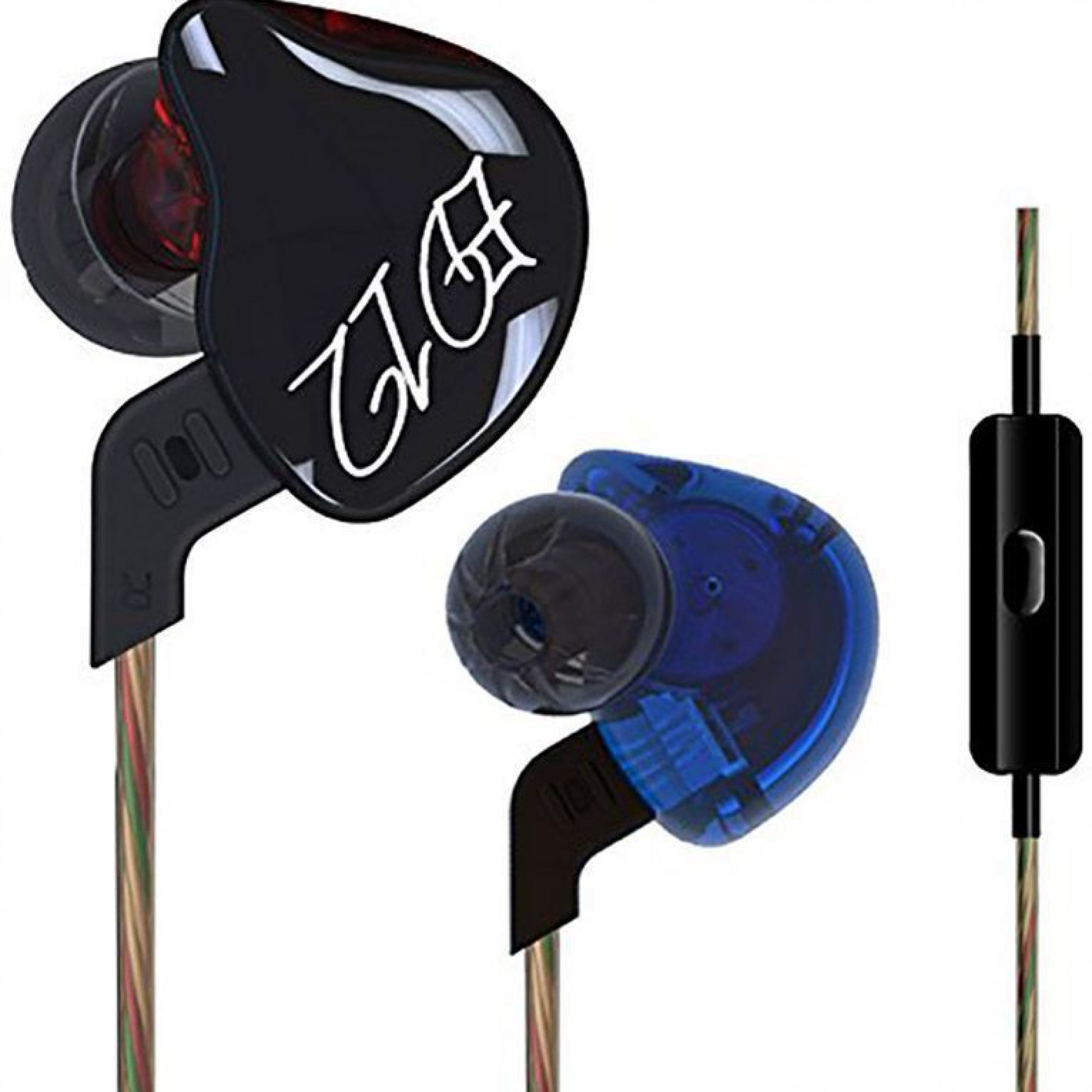 Наушники Knowledge Zenith ED12 Mic Blue-Red