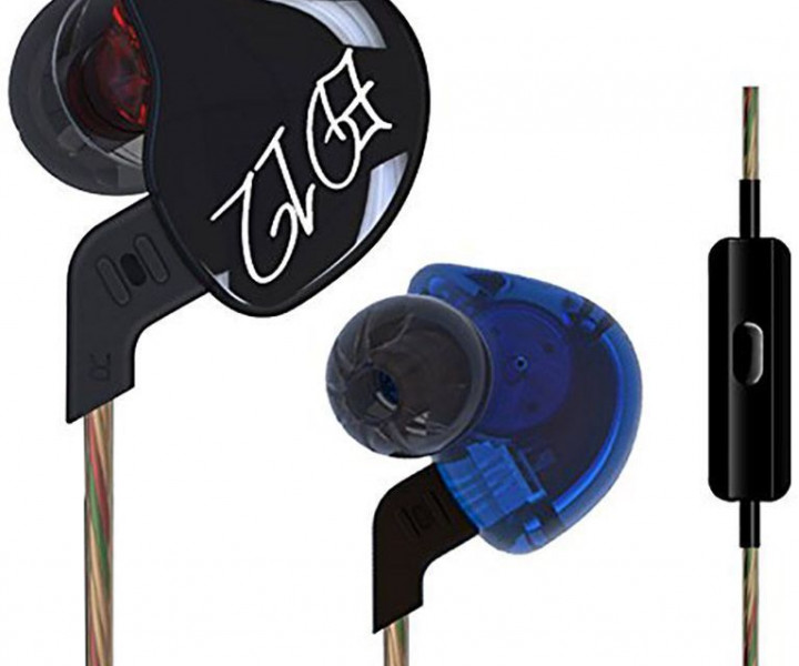 Наушники Knowledge Zenith ED12 Mic Blue-Red