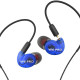 Навушники QKZ W6 pro Blue