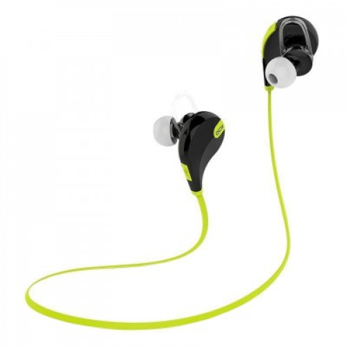 Наушники QCY QY7 Bluetooth Black-Green QCY-QY7