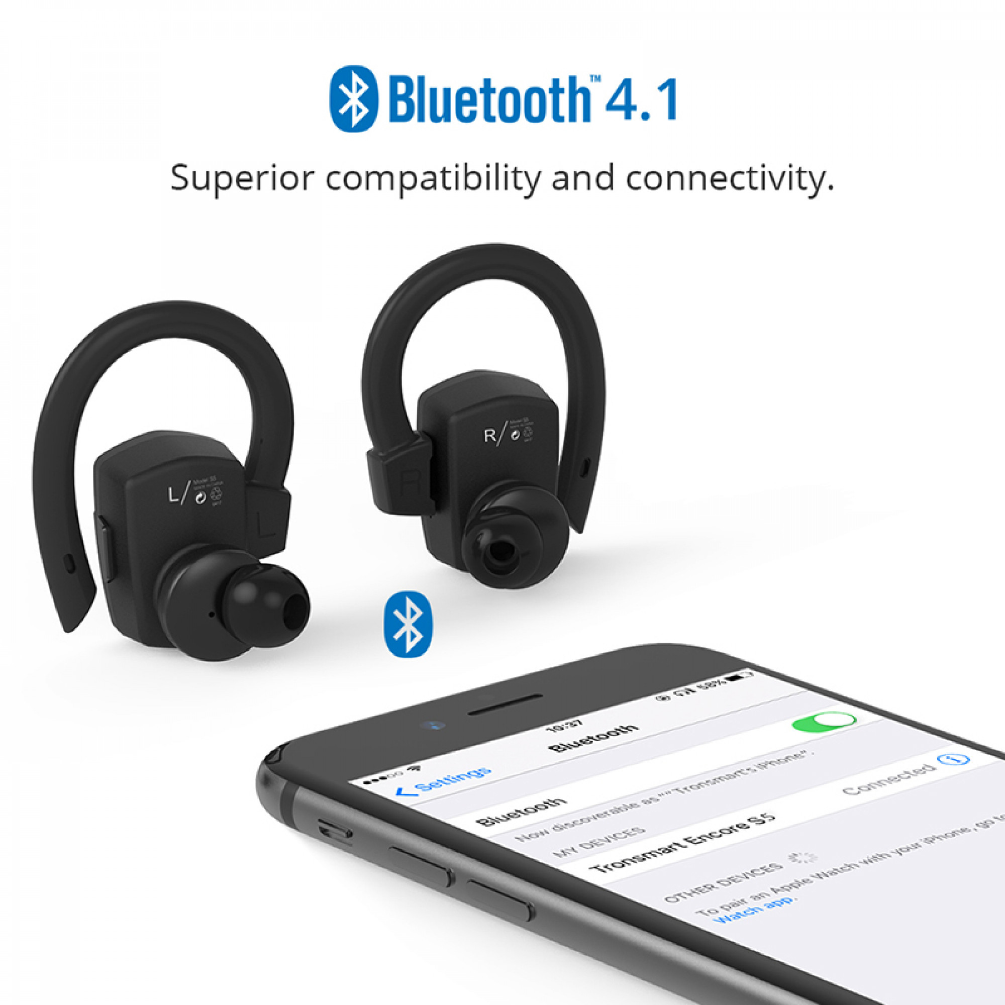 Наушники Tronsmart Encore S5 TWS Bluetooth Earphones