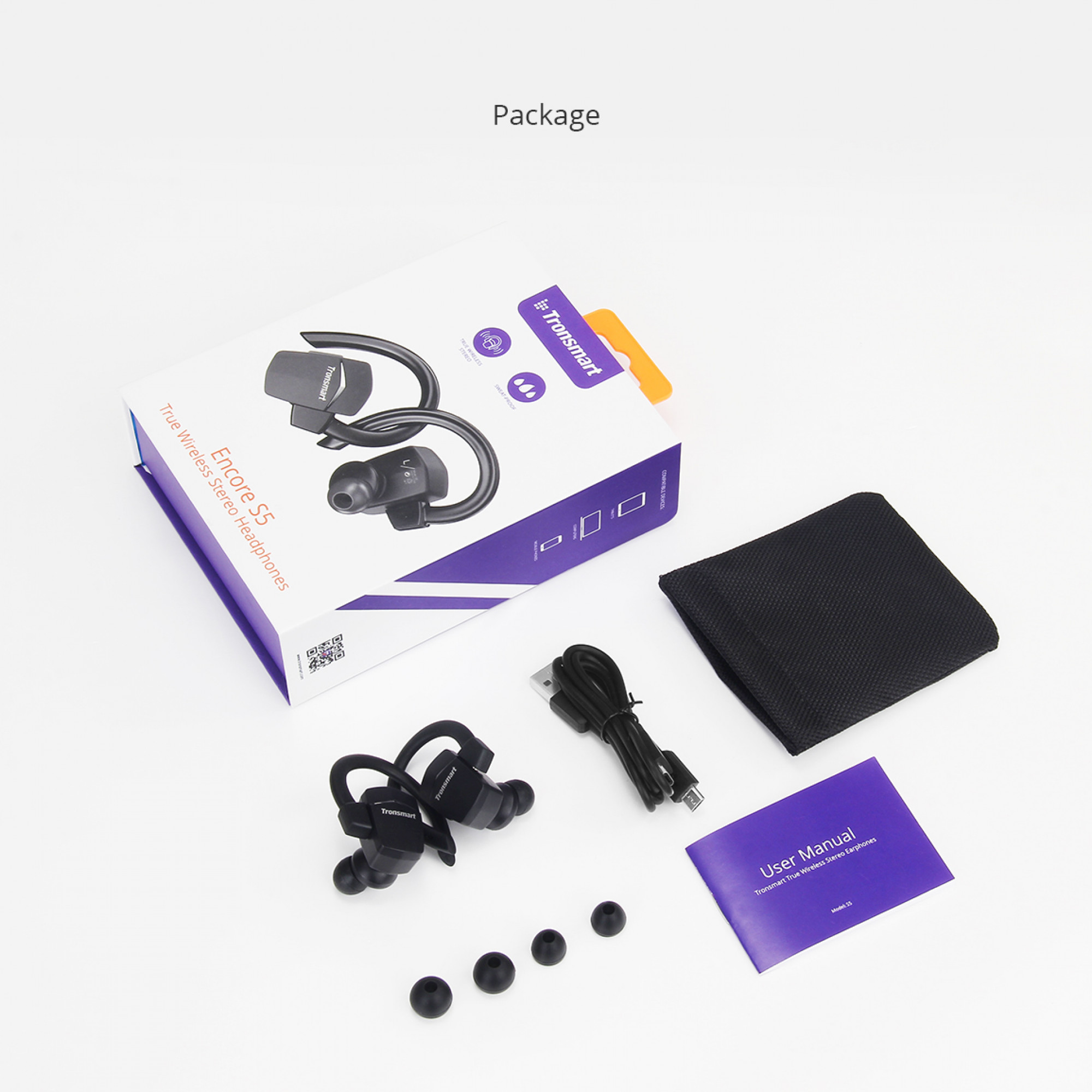 Наушники Tronsmart Encore S5 TWS Bluetooth Earphones