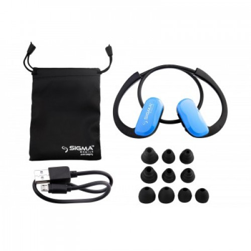 Гарнитура Bluetooth Sigma Stereo X-MUSIC H51 SWIM blue