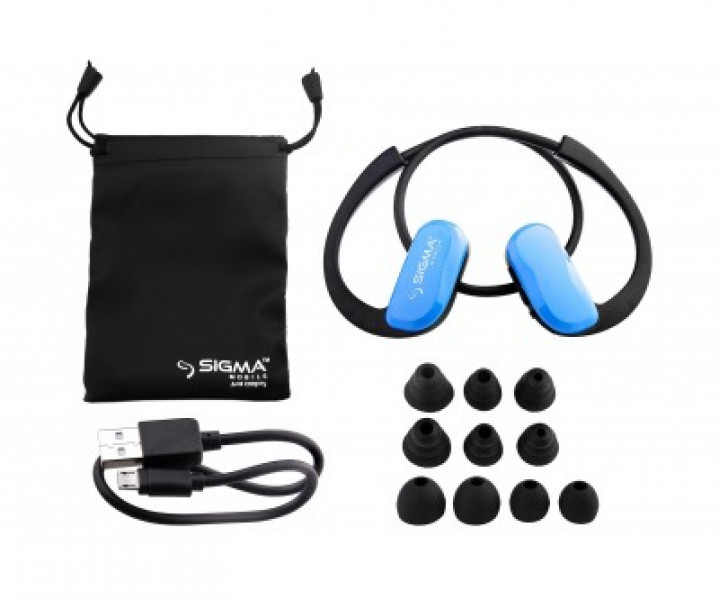 Гарнитура Bluetooth Sigma Stereo X-MUSIC H51 SWIM blue