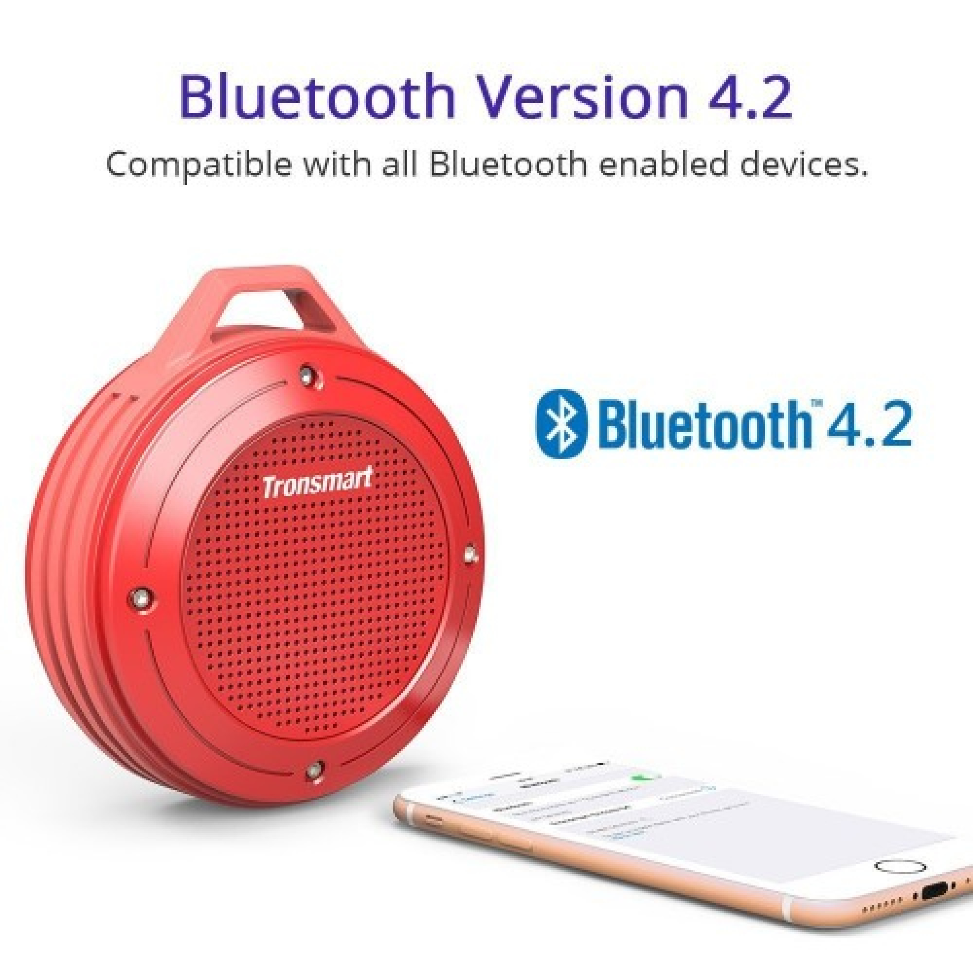 Акустична система Tronsmart Element T4 Portable Bluetooth Speaker Red