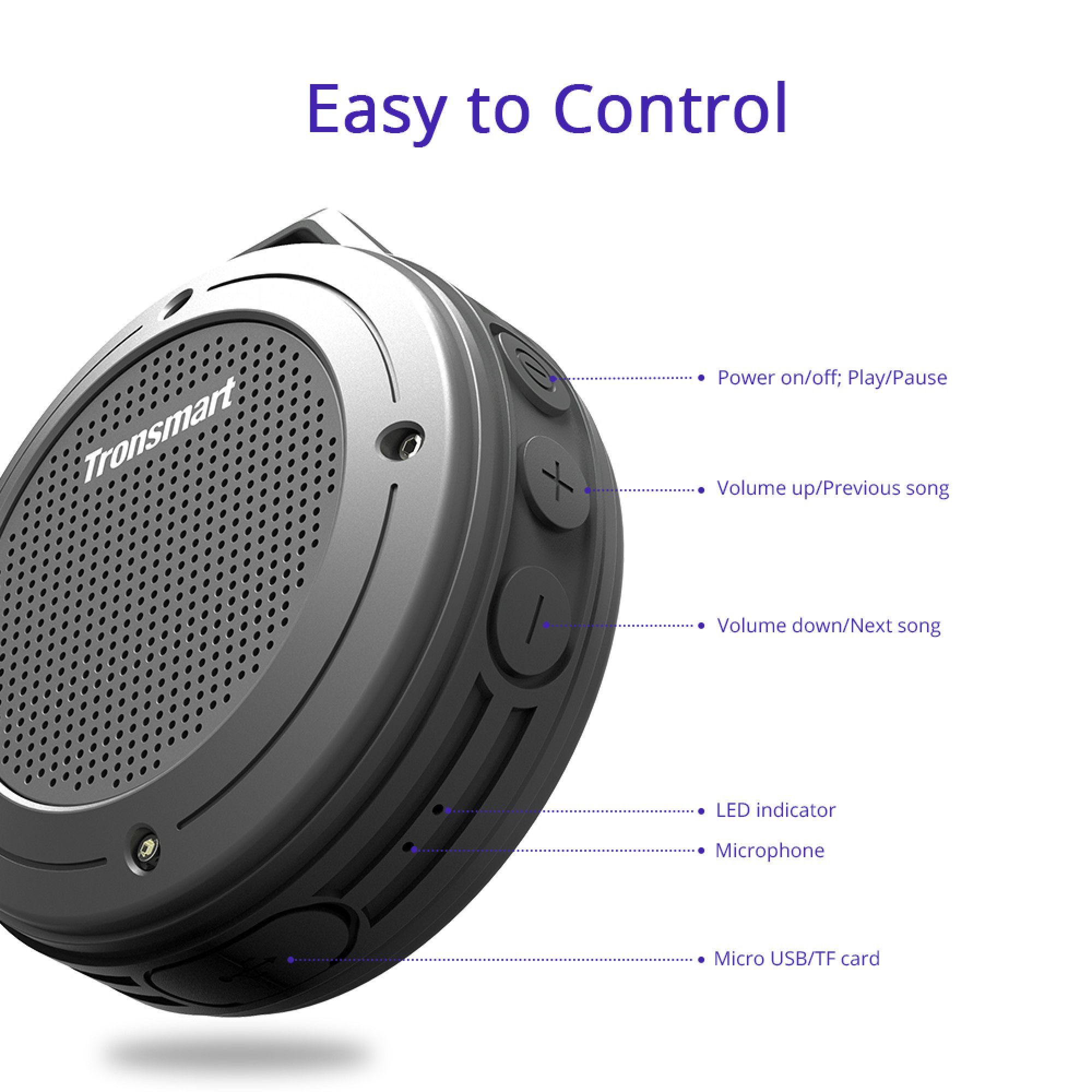 Акустическая система Tronsmart Element T4 Portable Bluetooth Speaker Black