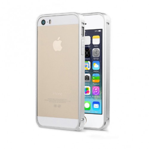 Бампер алюмінієвий LEXAN колір сірий, для iphone 5 / 5s