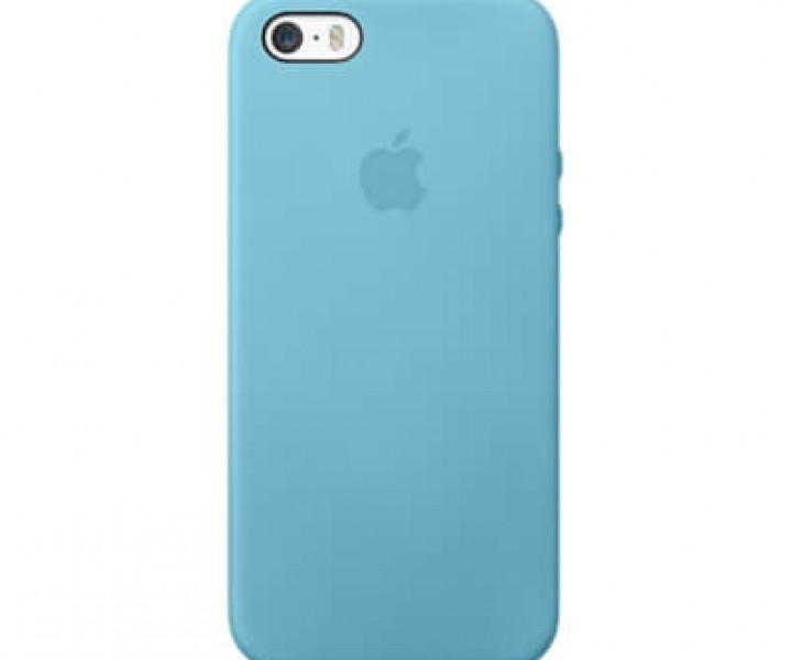 Чохол Apple Leather Case для iPhone 5 / 5s / SE Blue (MF044)