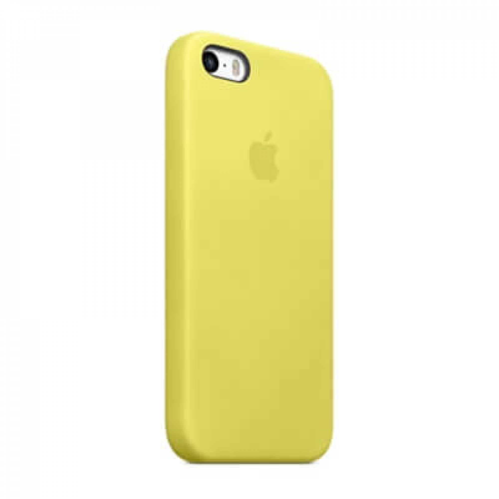 Чохол Apple Leather Case для iPhone 5 / 5s / SE Yellow (MF043)