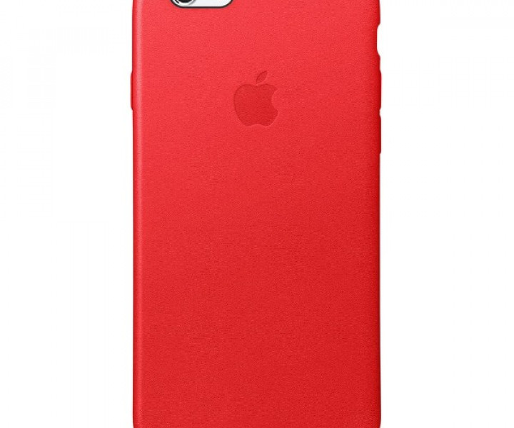 Чохол Apple Leather Case для iPhone 6/6s (PRODUCT) Red (MKXX2)