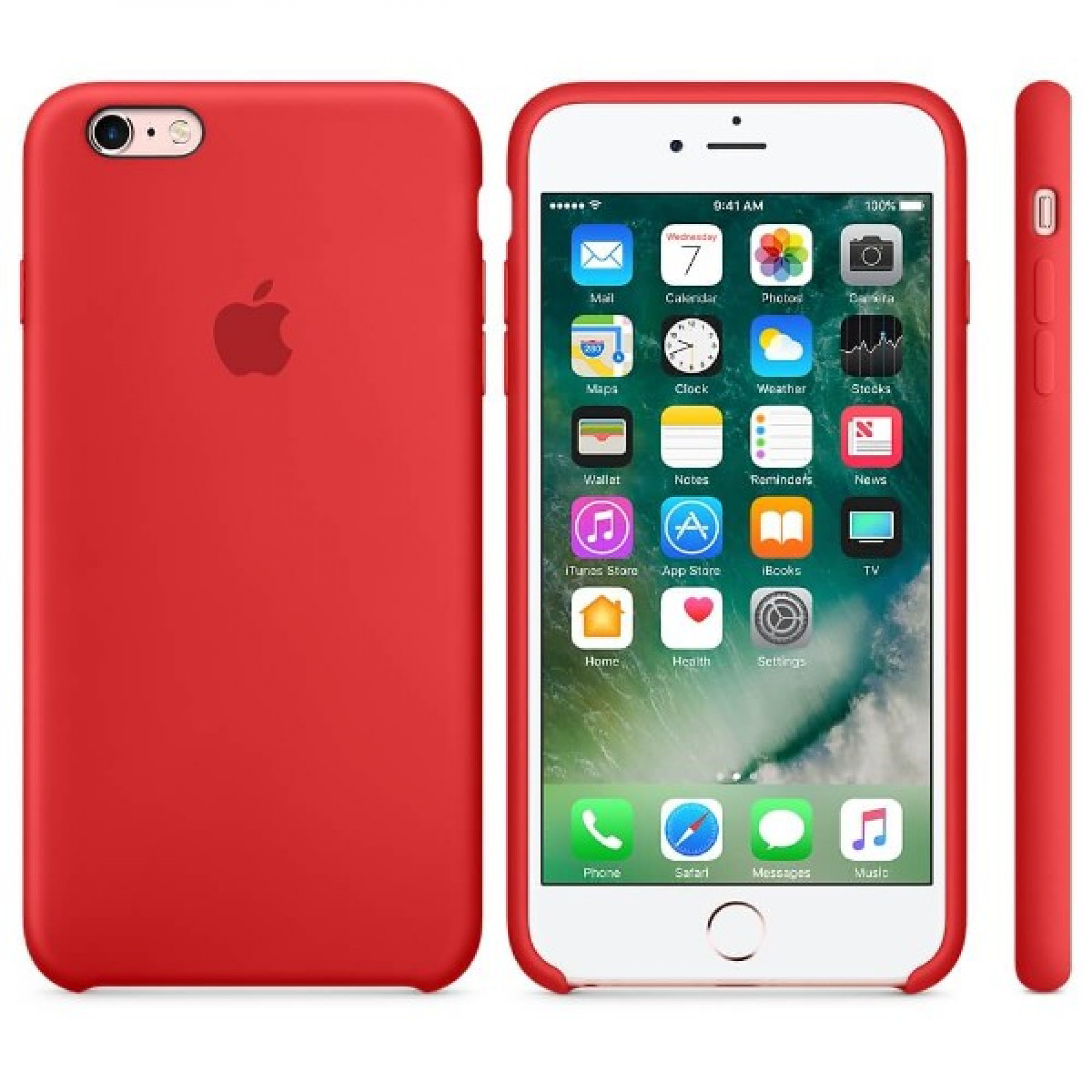 Чохол Apple Silicone Case для iPhone 6/6s RED (MKY32)