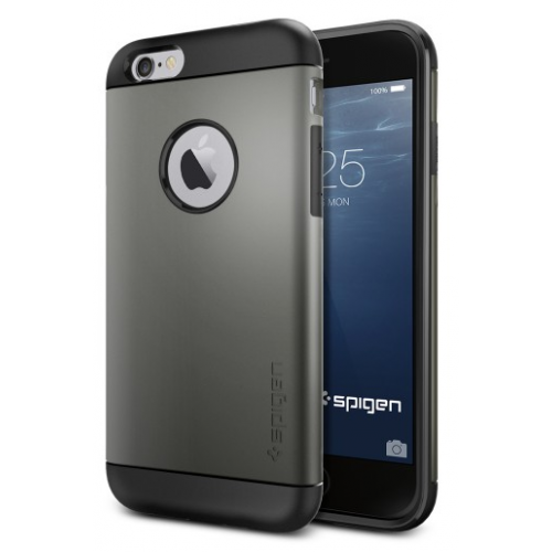 Захисний чохол Spigen SGP Slim Armor Gunmetal на Apple iPhone 6