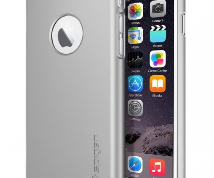 Чохол Spigen Spigen Case Thin Fit A Satin silver для Apple Iphone 6
