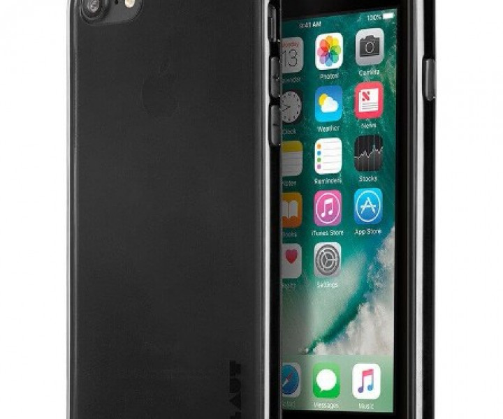 Чохол LAUT EXO-FRAME Aluminium bampers Jet Black для iPhone 7 (LAUT_IP7_EX_BK)