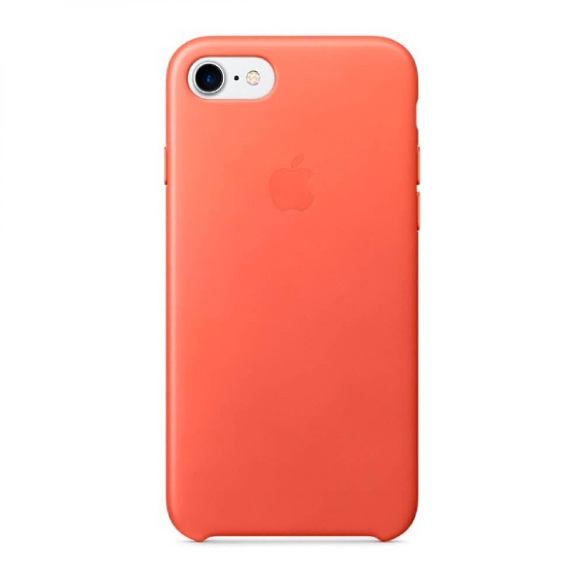 Оригінальний чохол Apple Leather Case для iPhone 8/7 Geranium (MQ5F2)