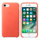 Оригинальный чехол Apple Leather Case для iPhone 8/7 Geranium (MQ5F2)