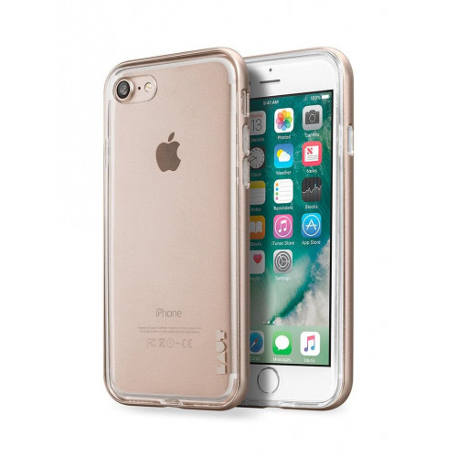 Чохол LAUT EXO-FRAME Aluminium bampers Gold для iPhone 7 (LAUT_IP7_EX_GD)