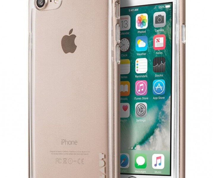 Чохол LAUT EXO-FRAME Aluminium bampers Gold для iPhone 7 (LAUT_IP7_EX_GD)