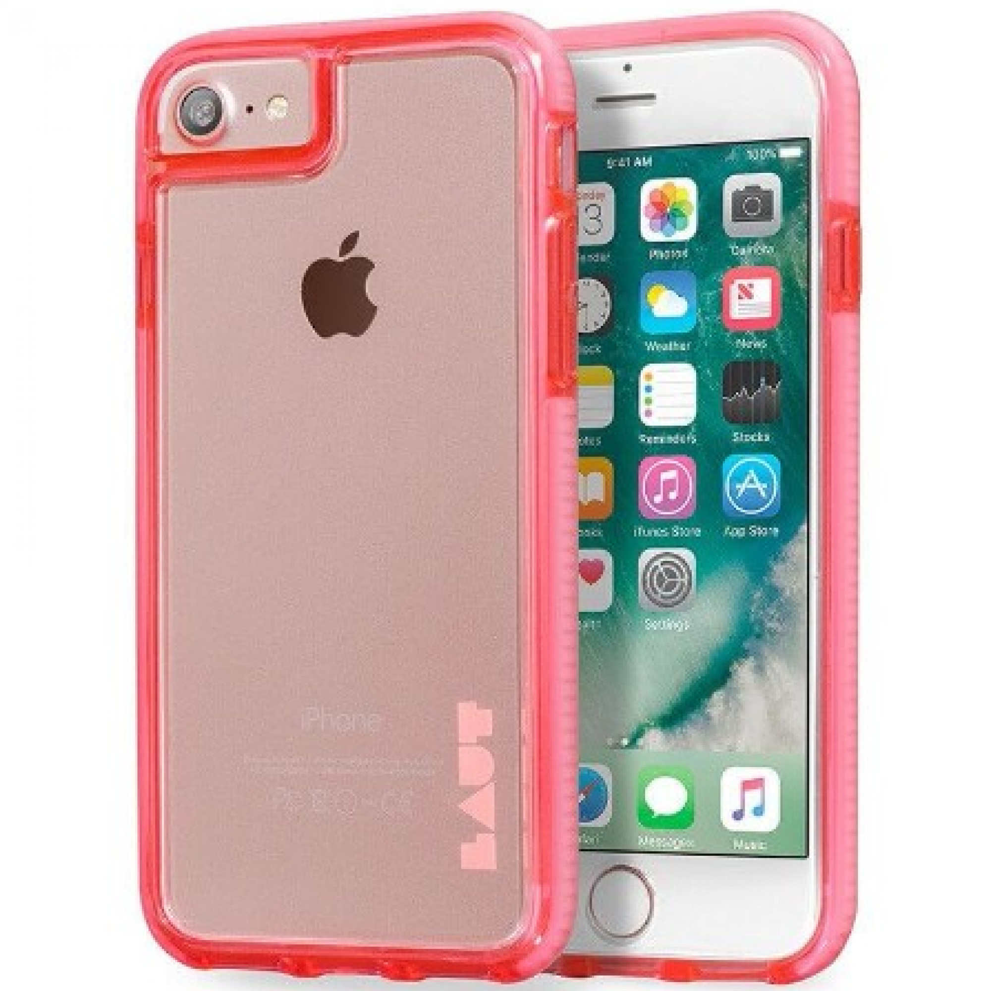Чохол LAUT FLURO Pink для iPhone 7 (LAUT_IP7_FR_P)