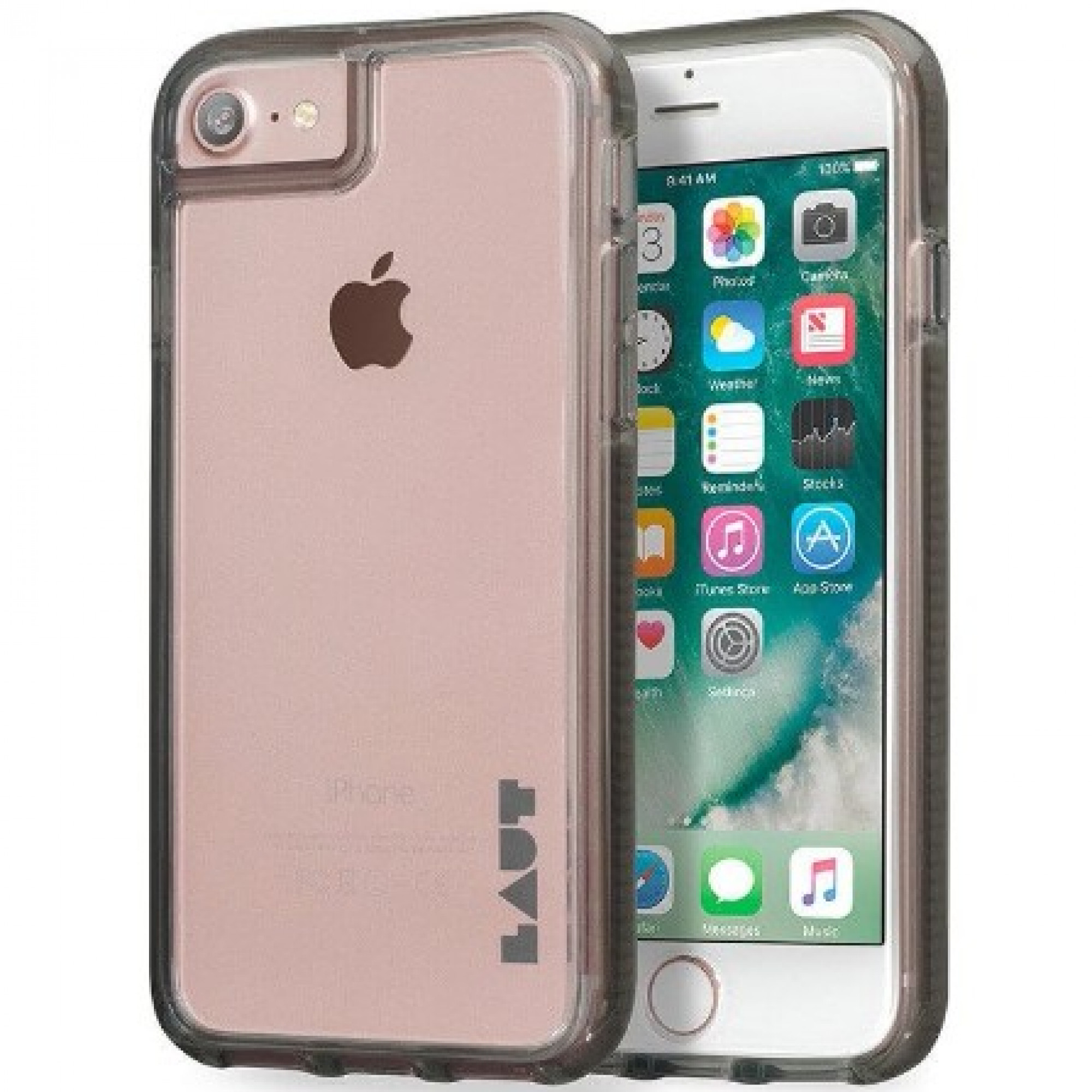 Чохол LAUT FLURO Black для iPhone 7 (LAUT_IP7_FR_BK)