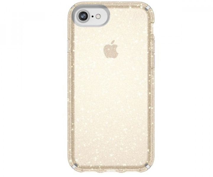 Чохол Speck Presidio Clear + Glitter Gold для iPhone 7/8