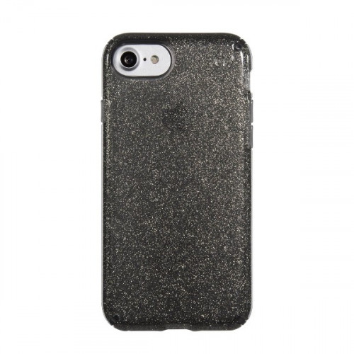 Чохол Speck Presidio Clear + Glitter Onyx Black для iPhone 7/8
