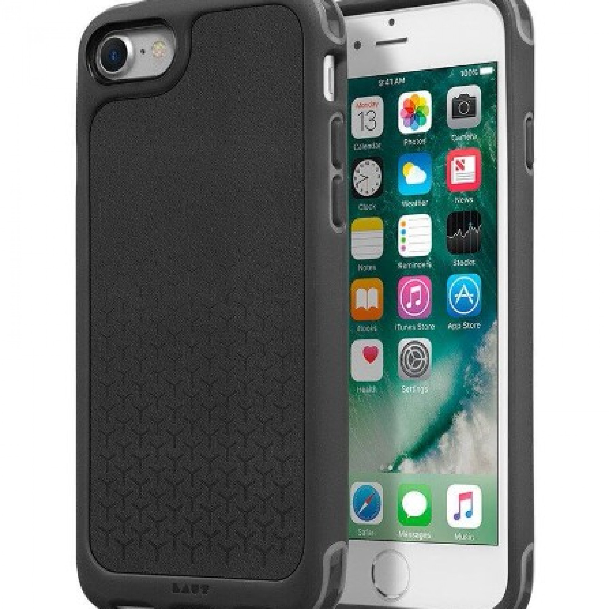 Чохол LAUT R1 Leather Slate для iPhone 7 (LAUT_IP7_R1_SL)