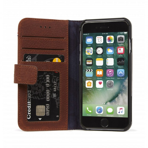 Чохол DECODED Leather Wallet Case для iPhone 7 Brown