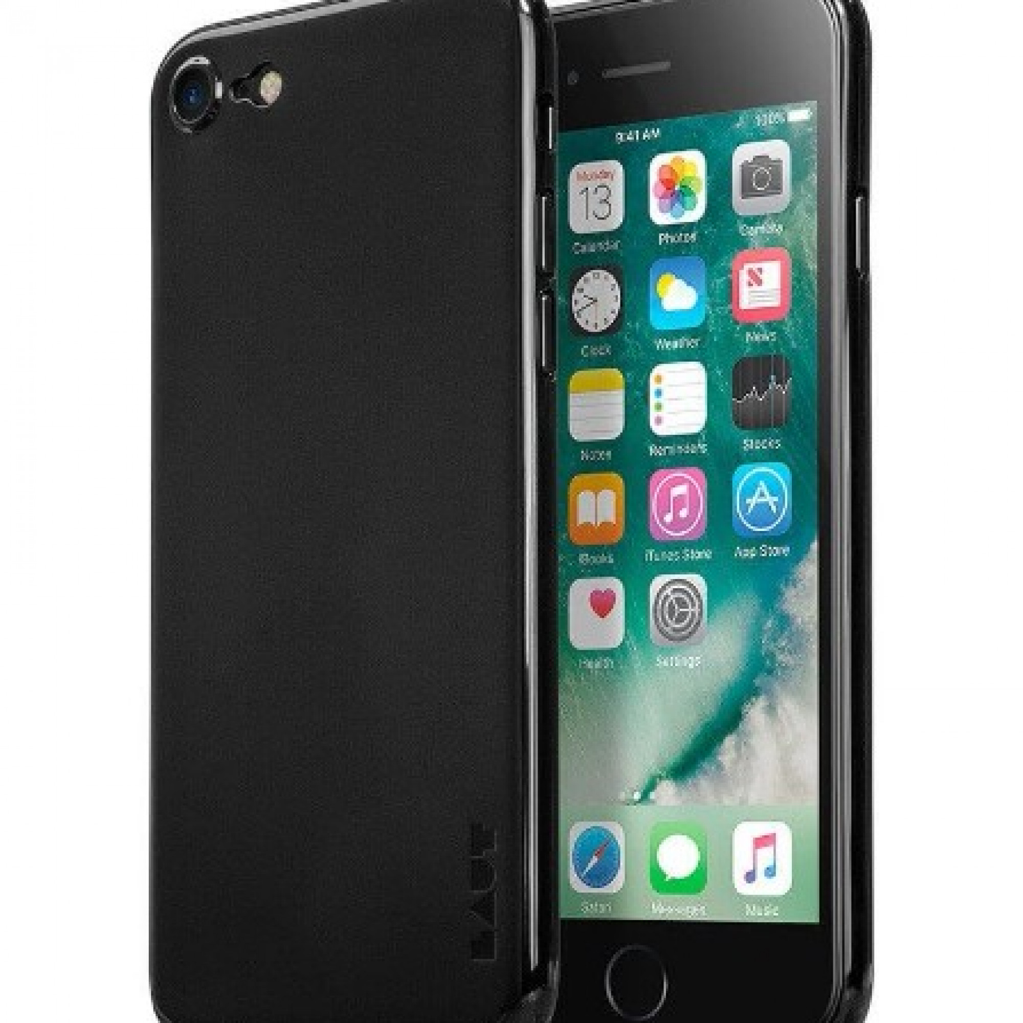Чохол LAUT SLIMSKIN Jet Black для iPhone 7/8 (LAUT_IP7_SS_JB)
