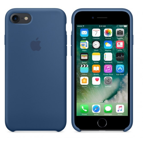 Чохол Apple iPhone 7 Silicone Case - Ocean Blue (MMWW2)