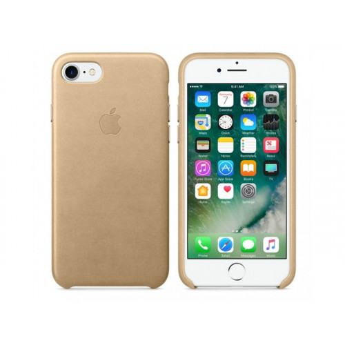 Чохол Apple iPhone 7 Leather Case - Tan (MMY72)