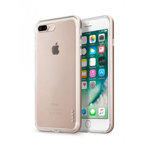 Чохол LAUT EXO-FRAME Aluminium bampers Gold для iPhone 7 Plus (LAUT_IP7P_EX_GD)