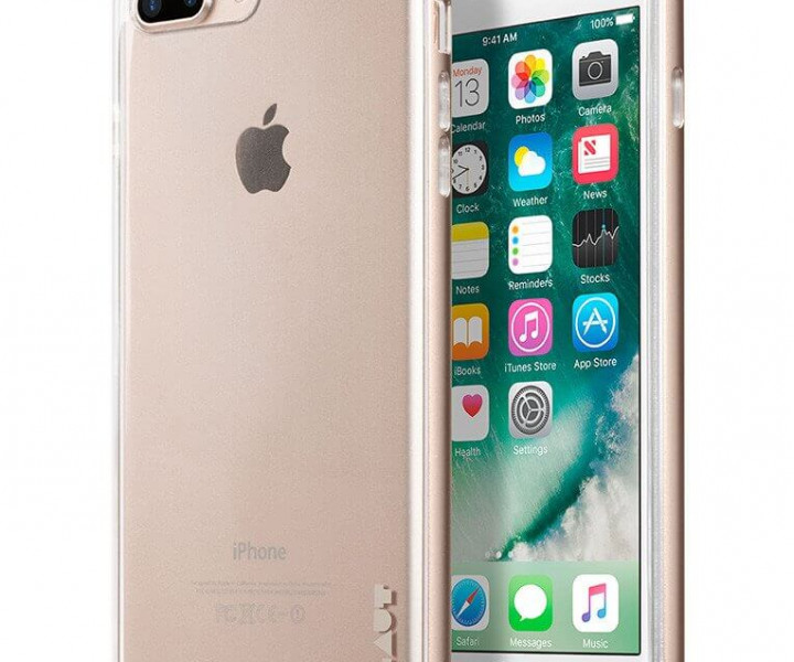 Чохол LAUT EXO-FRAME Aluminium bampers Gold для iPhone 7 Plus (LAUT_IP7P_EX_GD)