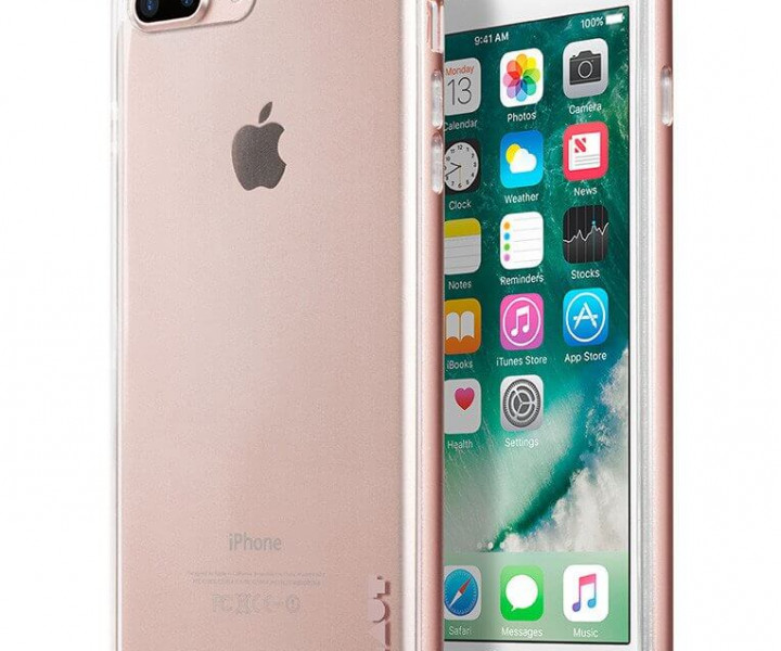 Чохол LAUT EXO-FRAME Aluminium bampers Rose Gold для iPhone 7 Plus (LAUT_IP7P_EX_RG)