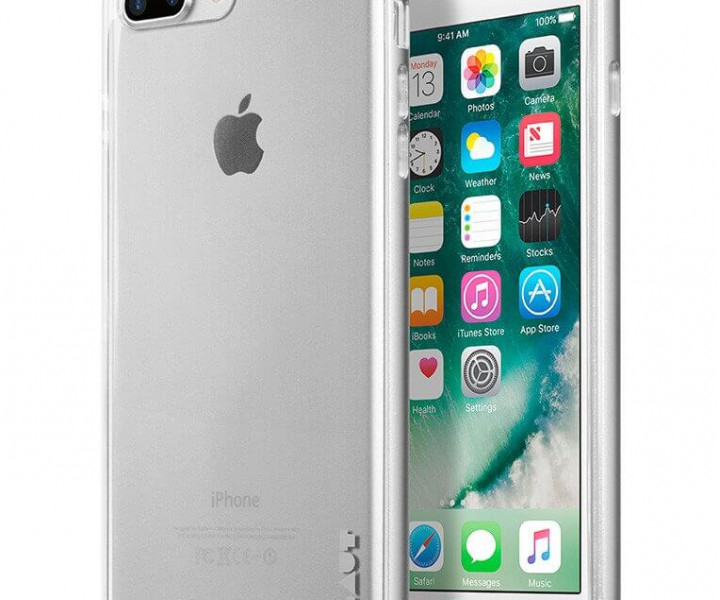 Чохол LAUT EXO-FRAME Aluminium bampers Silver для iPhone 7 Plus (LAUT_IP7P_EX_SL)
