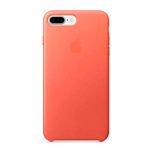 Оригинальный чехол Apple Leather Case для iPhone 8 Plus/7 Plus Geranium (MQ5H2)