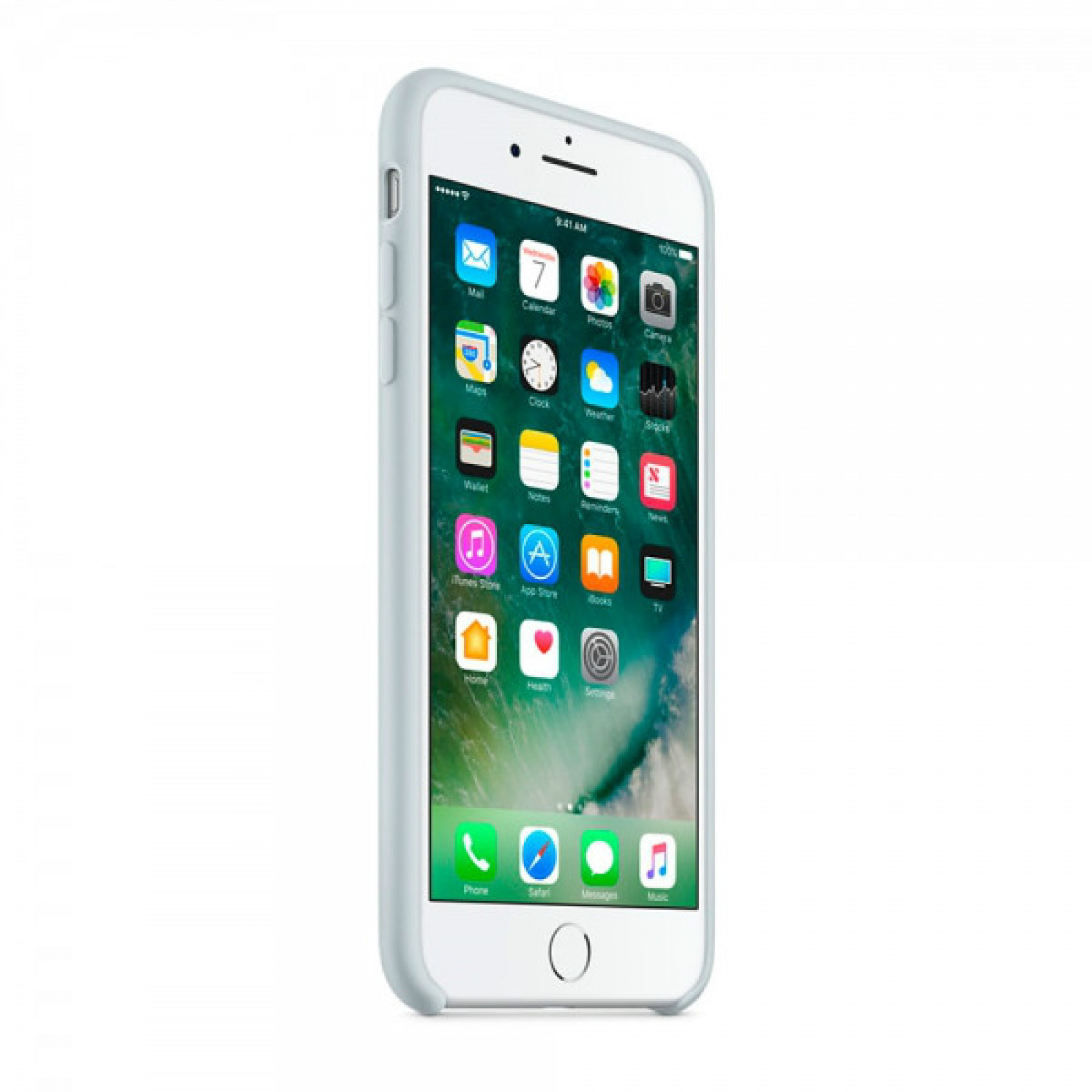 Чохол Apple iPhone 7 Plus Silicone Case - Mist Blue (MQ5C2)