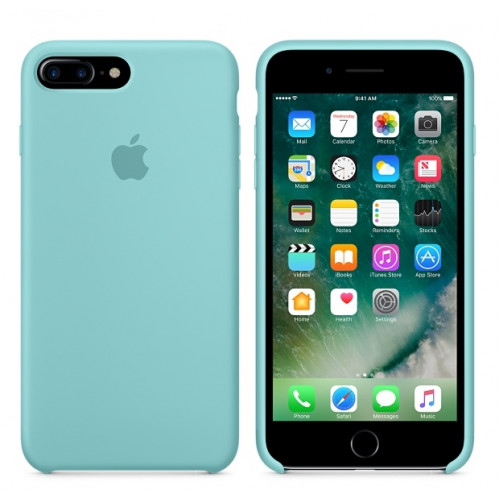 Чохол Apple iPhone 7 Plus Silicone Case - Sea Blue (MMQY2)