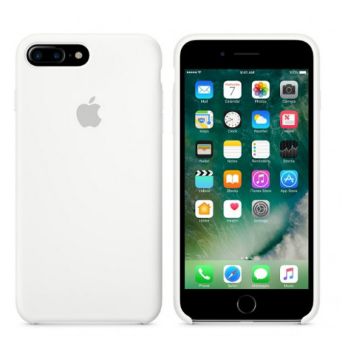 Чохол Apple iPhone 7 Plus Silicone Case - White (MMQT2)