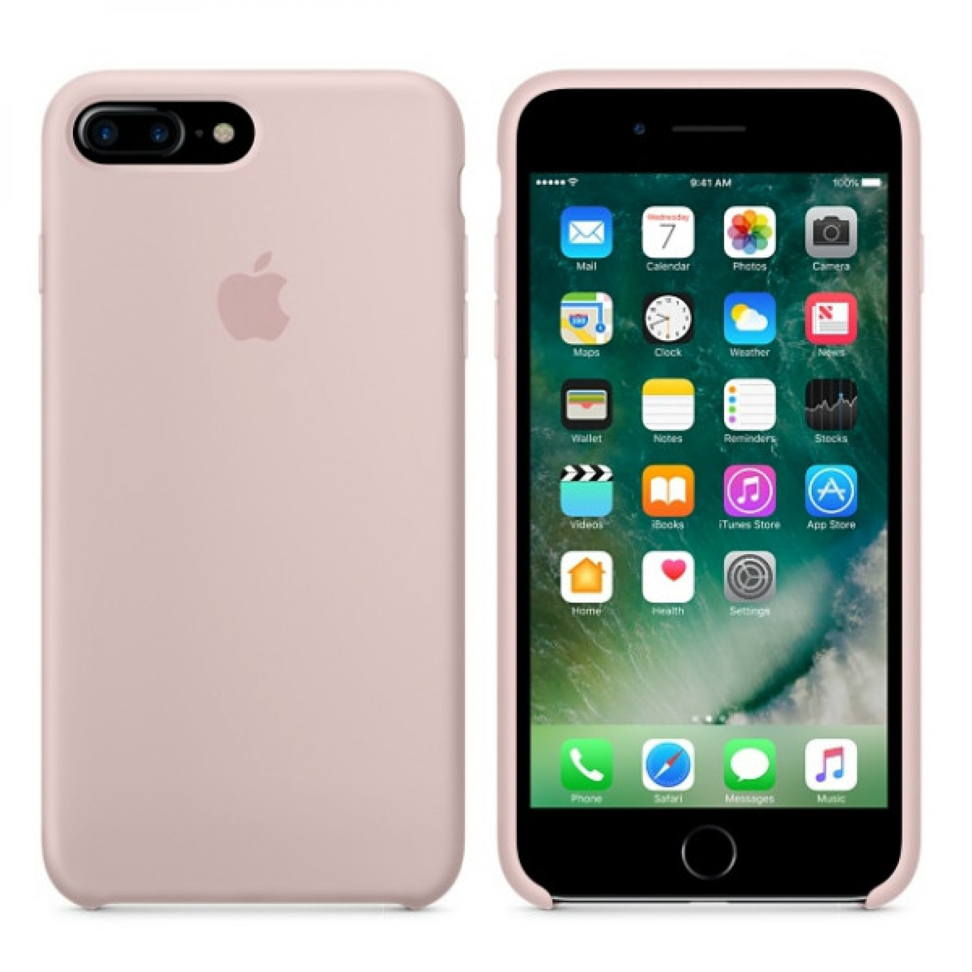 Чохол Silicone Case Pink Sand для iPhone 7 Plus